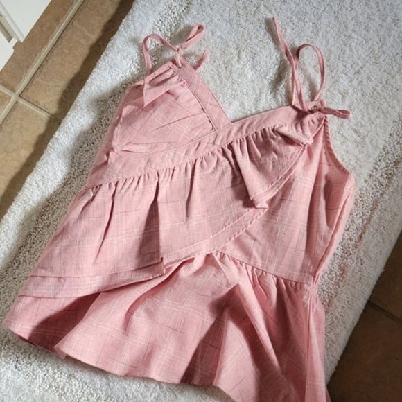 Pink Lily Tops - PINK LILY peplum top